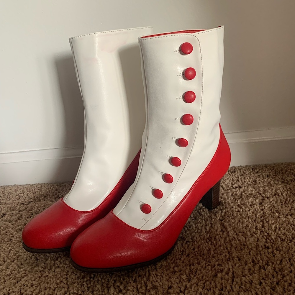 Mary Poppins Hot Topic Red Boots 10W